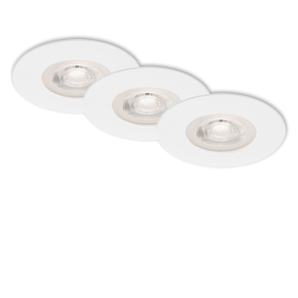 Set de 3 Pièces LED Spots Encastrables Ø 9 cm 3x 5W 460lm blanc